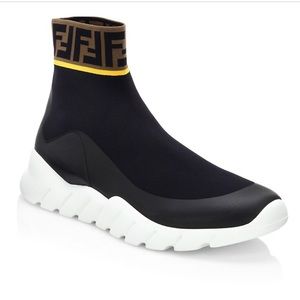 Fendi Logo Sock Runners sneakers